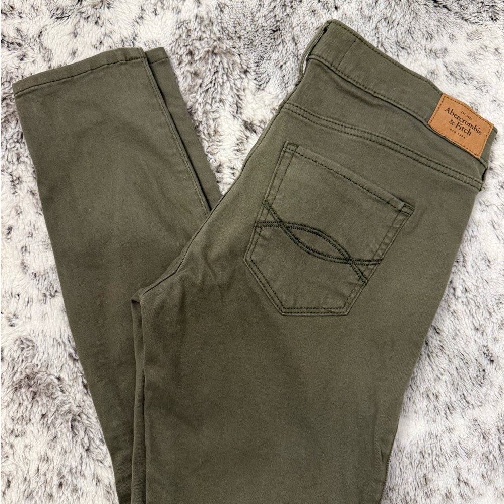 Abercrombie & Fitch Khaki Green Neutral Jeggings
